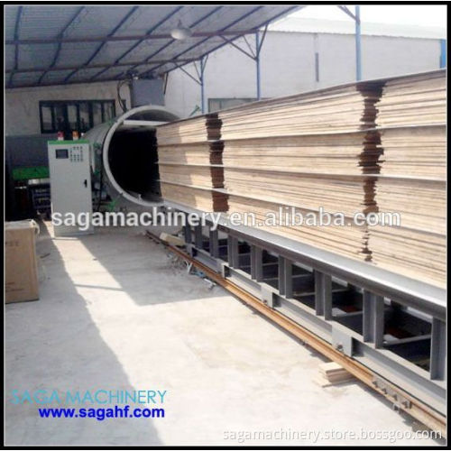 HFVD45-SA vacuumed timber kiln drying machine with microwave